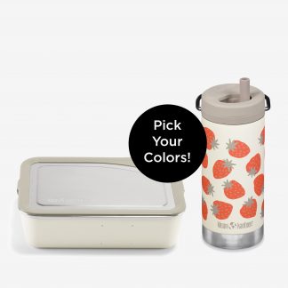 Klean Kanteen - Kid's Lunch Box and Water Bottle Set
